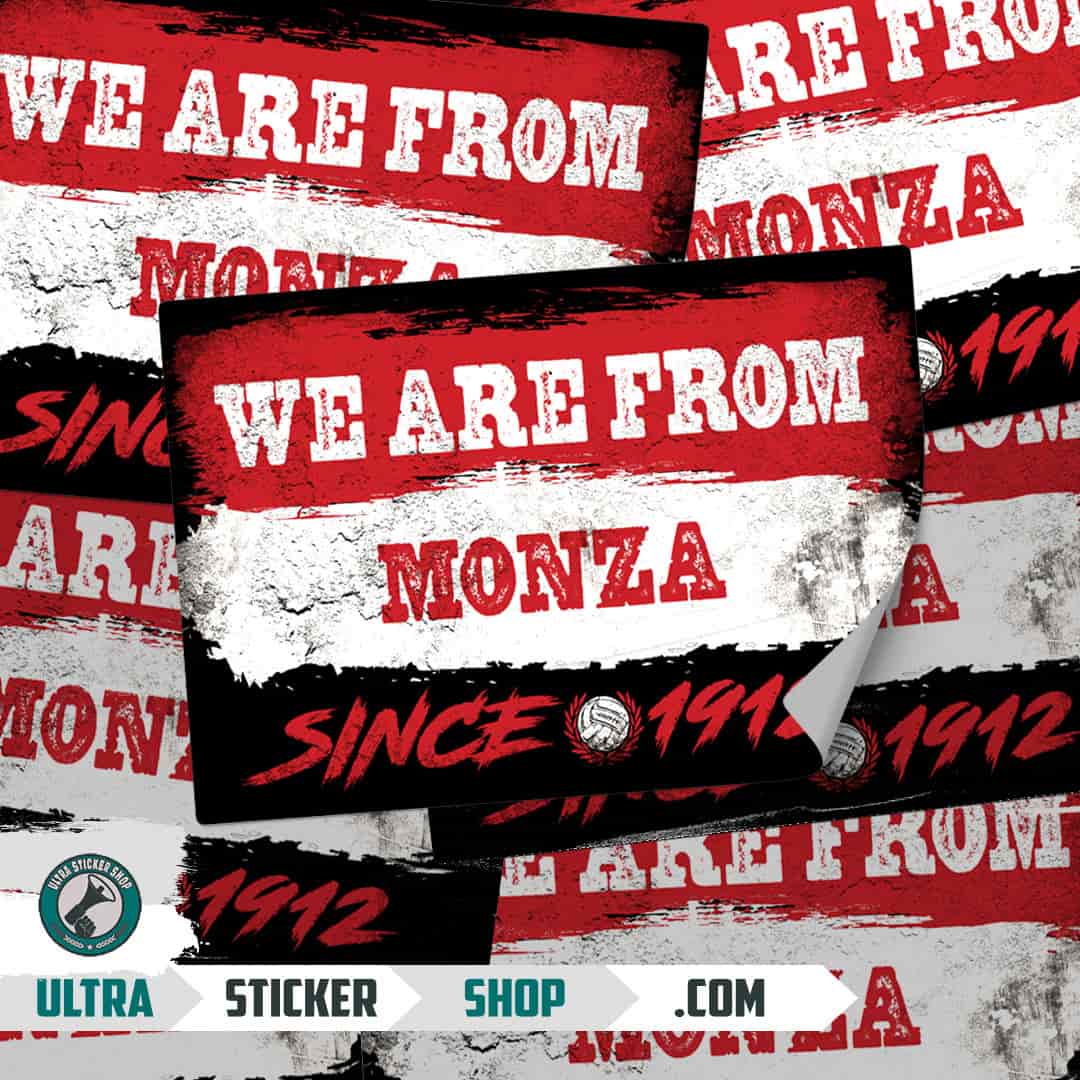 We are from Monza since 1912 Stickers