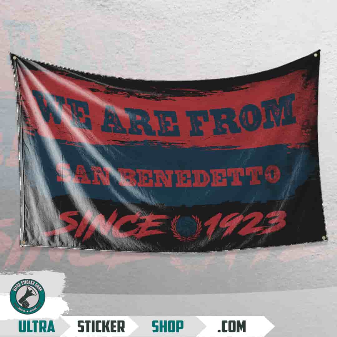 We are from San Benedetto since 1923 Flag