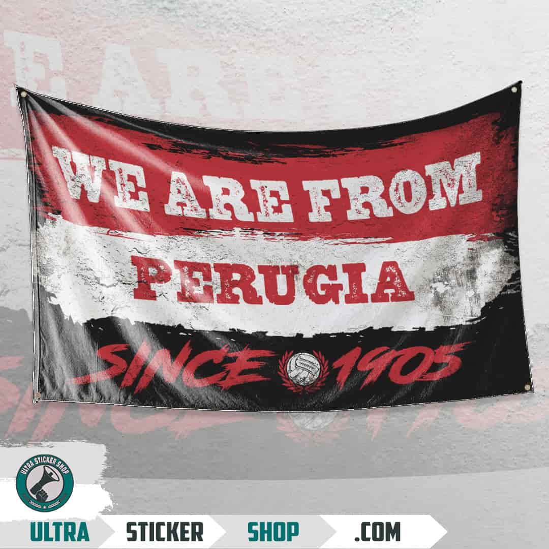 We are from Perugia since 1905 Flag
