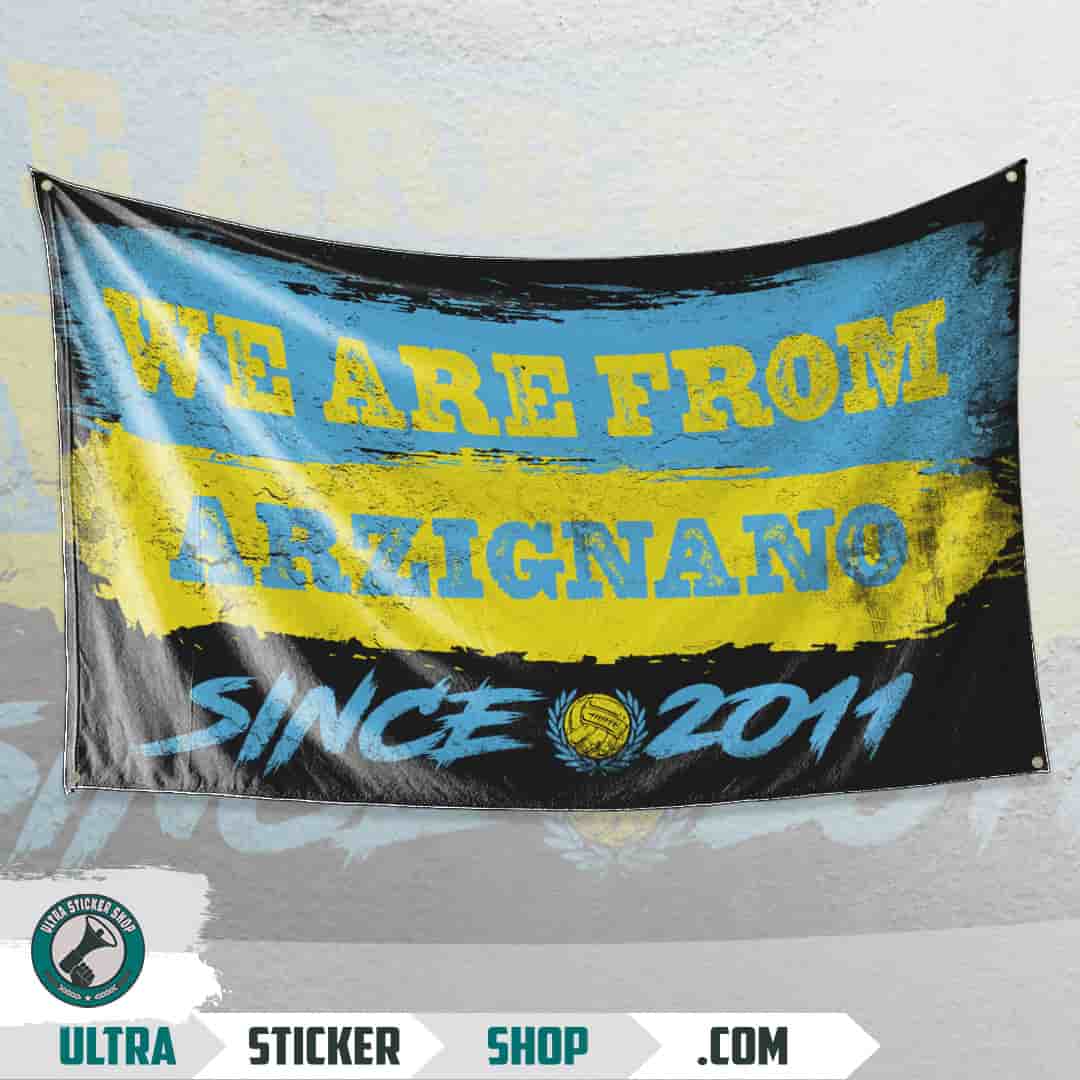 We are from Arzignano since 2011 Flag