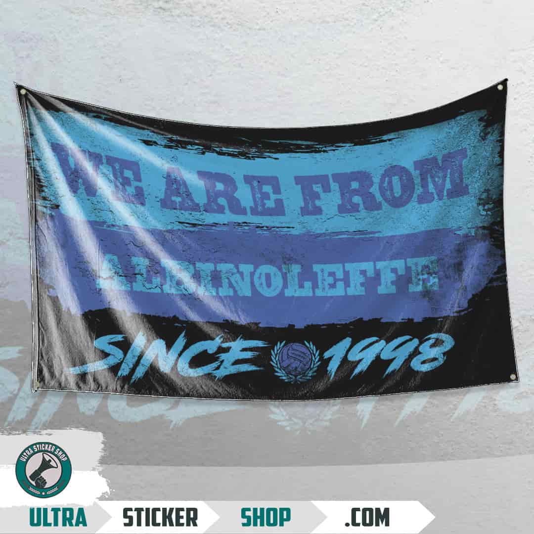 We are from AlbinoLeffe since 1998 Flag