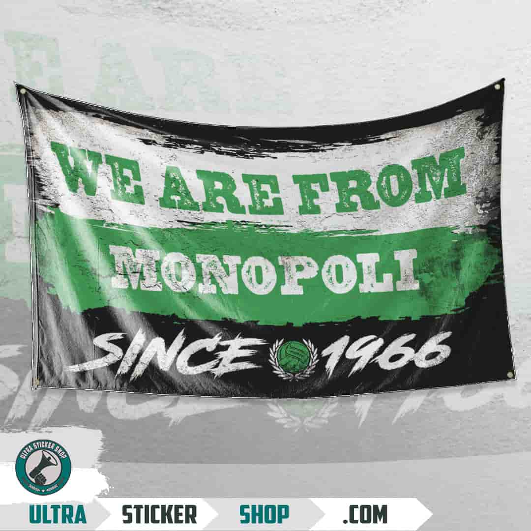 We are from Monopoli since 1966 Flag