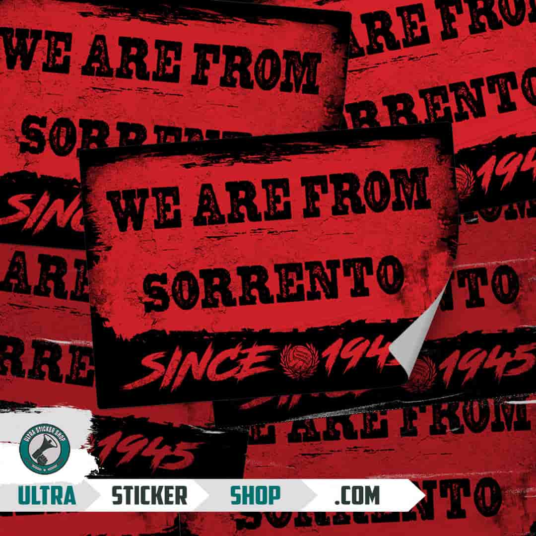 We are from Sorrento since 1945 Stickers