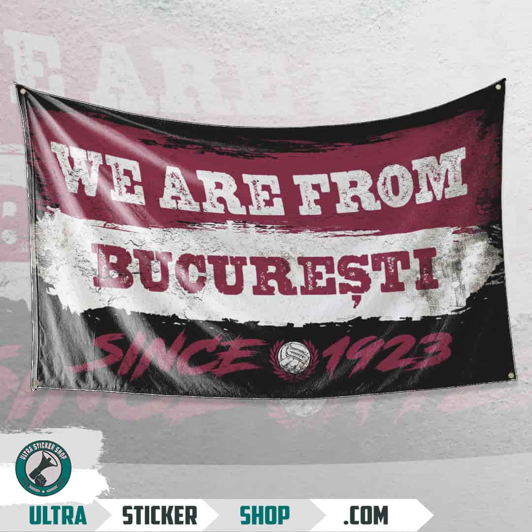 We are from Bucureşti since 1923 Flag