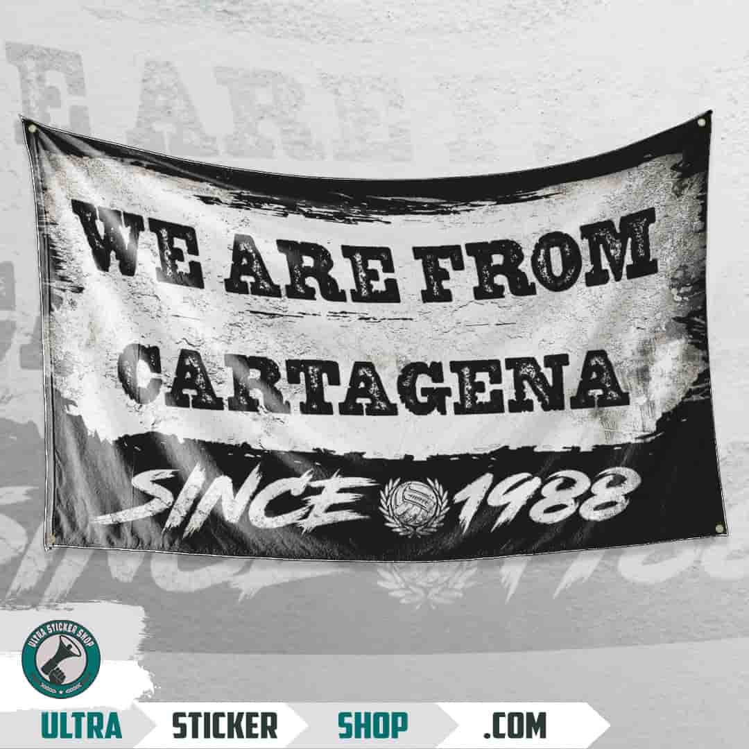 We are from Cartagena since 1988 Flag