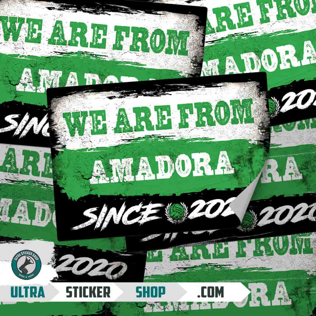 We are from Amadora since 2020 Stickers