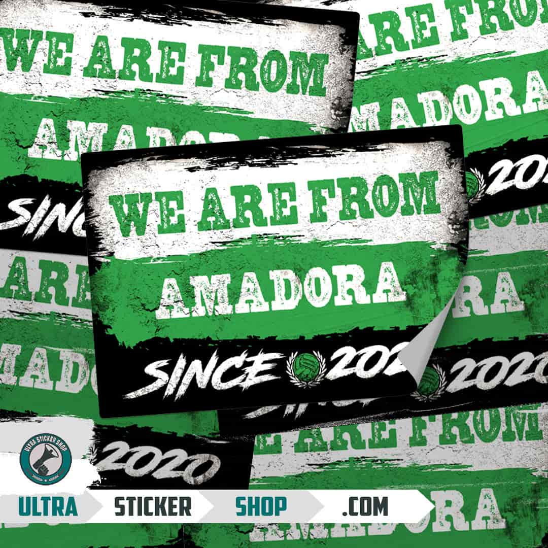 We are from Amadora since 2020 Stickers