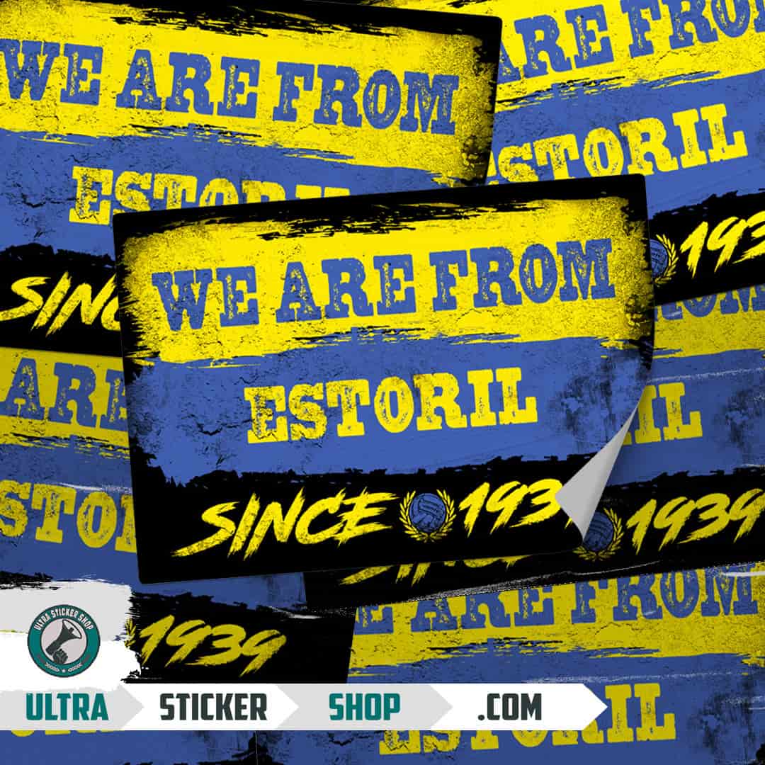 We are from Estoril since 1939 Stickers