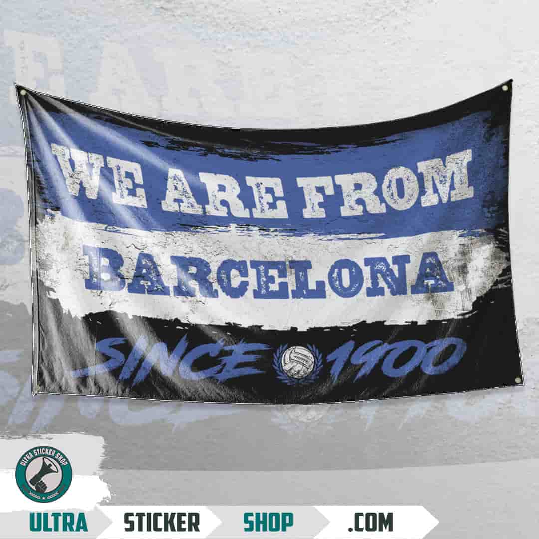 We are from Barcelona since 1900 Flag
