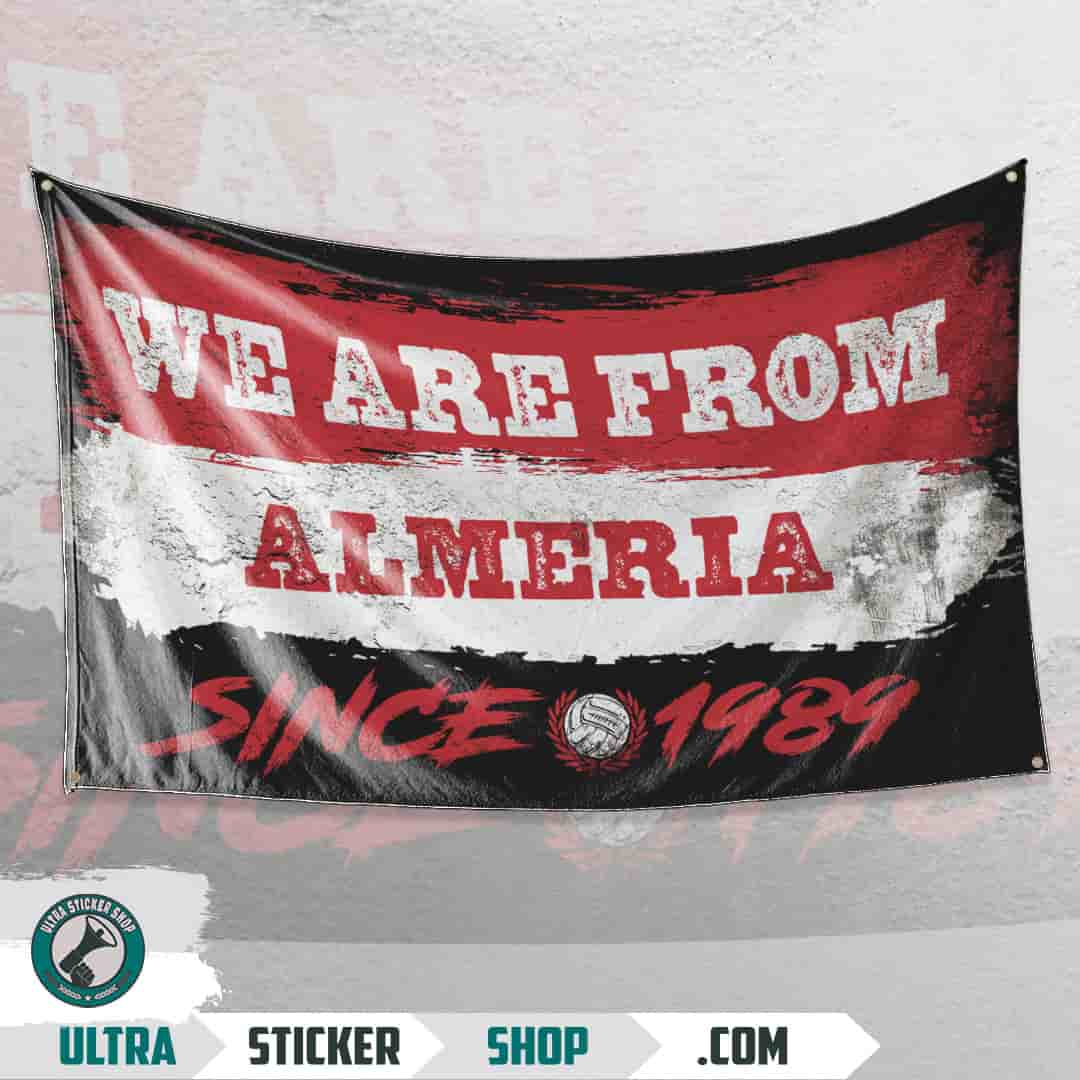 We are from Almeria since 1989 Flag