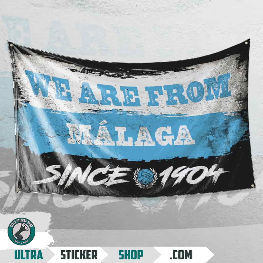 We are from Málaga since 1904 Flag