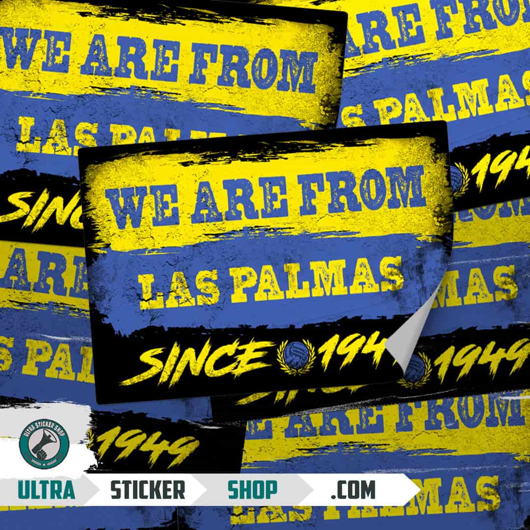 We are from Las Palmas since 1949 Stickers