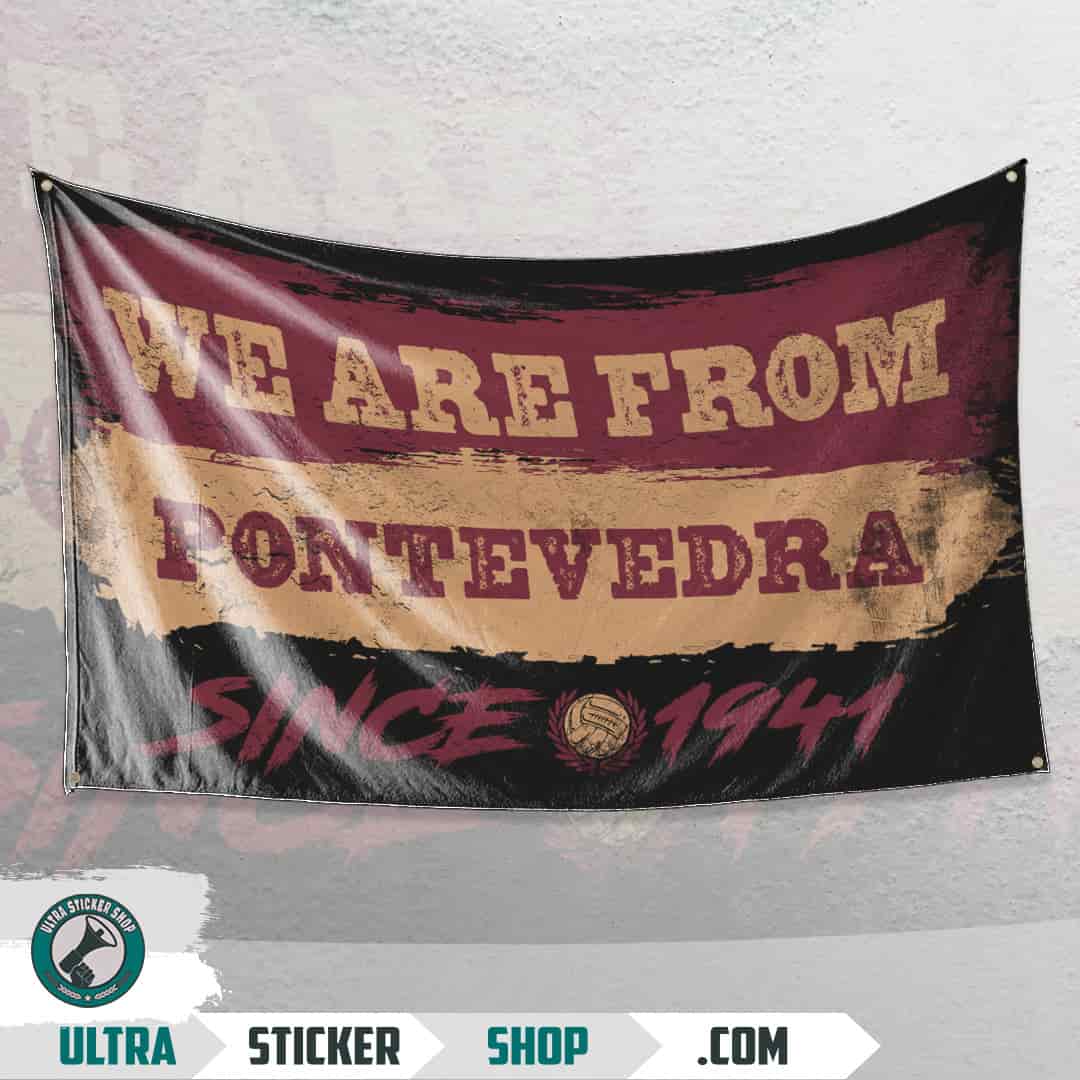 We are from Pontevedra since 1941 Flag