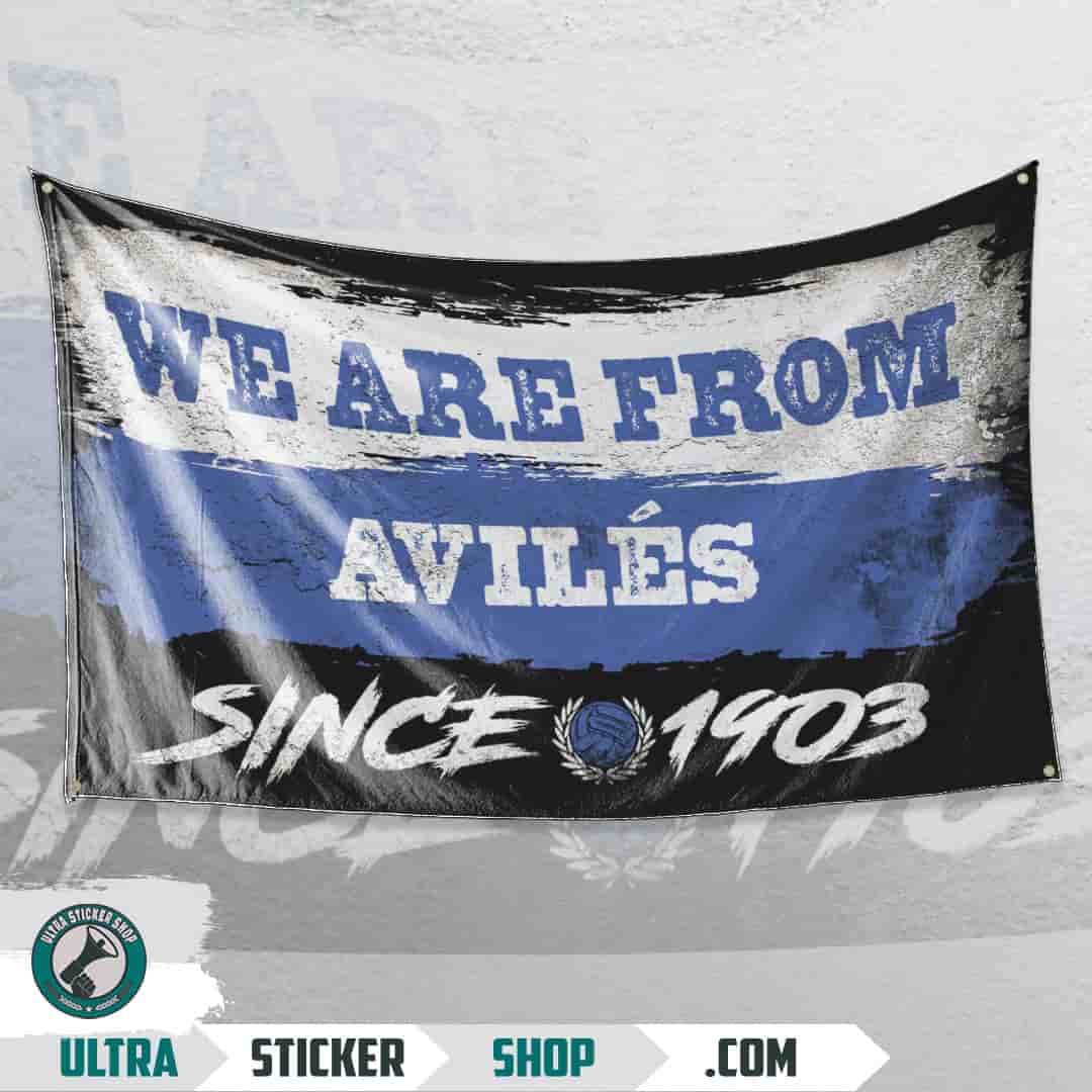 We are from Avilés since 1903 Flag