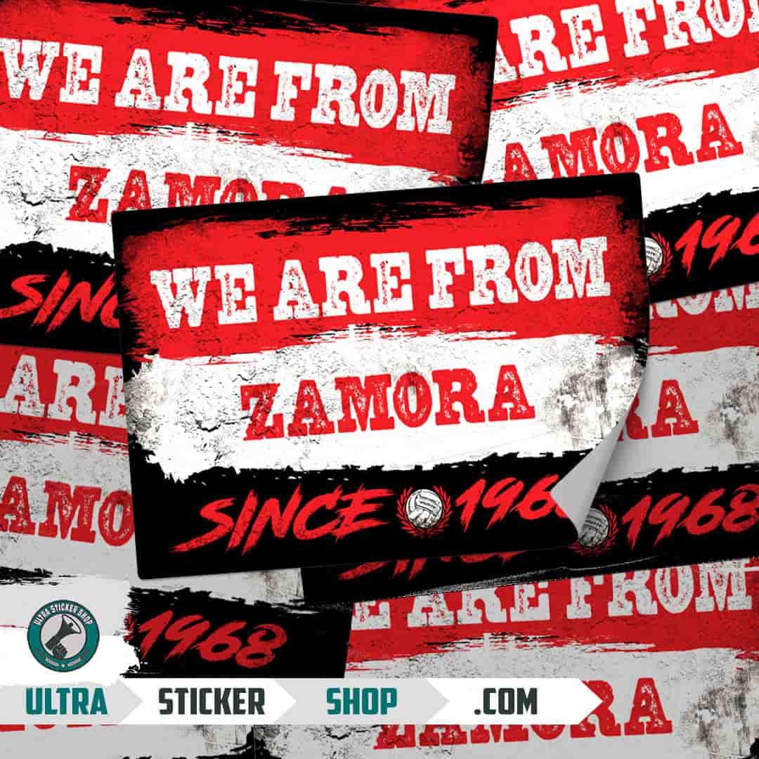 We are from Zamora since 1968 Stickers