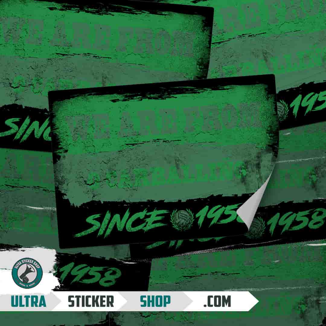 We are from O Carballiño since 1958 Stickers