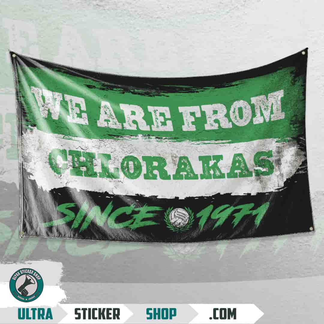 We are from Chlorakas since 1971 Flag