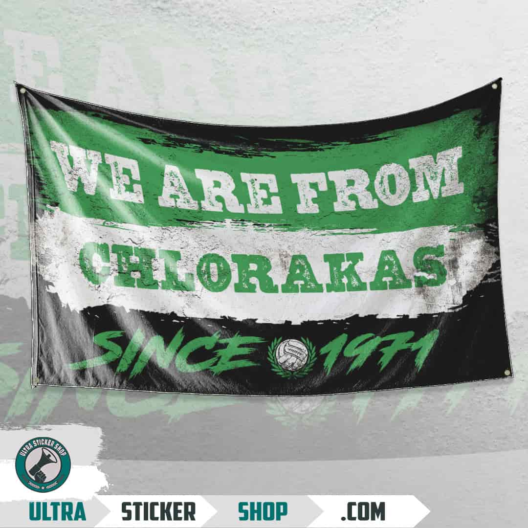 We are from Chlorakas since 1971 Flag