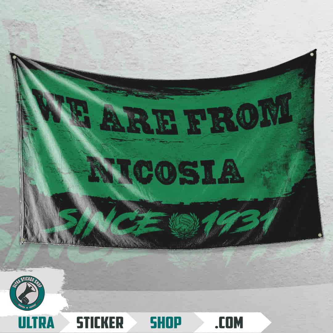 We are from Nicosia since 1931 Flag