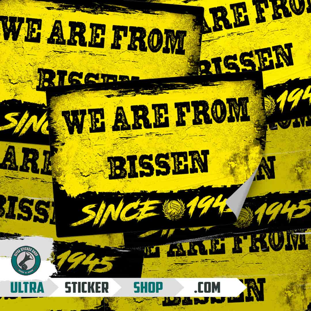 We are from Bissen since 1945 Stickers