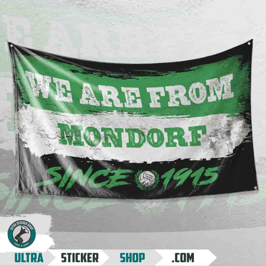 We are from Mondorf since 1915 Flag