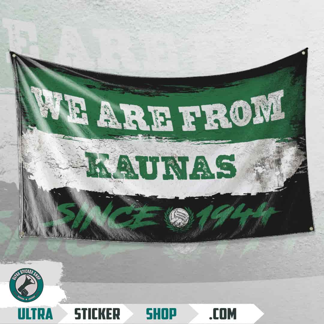 We are from Kaunas since 1944 Flag