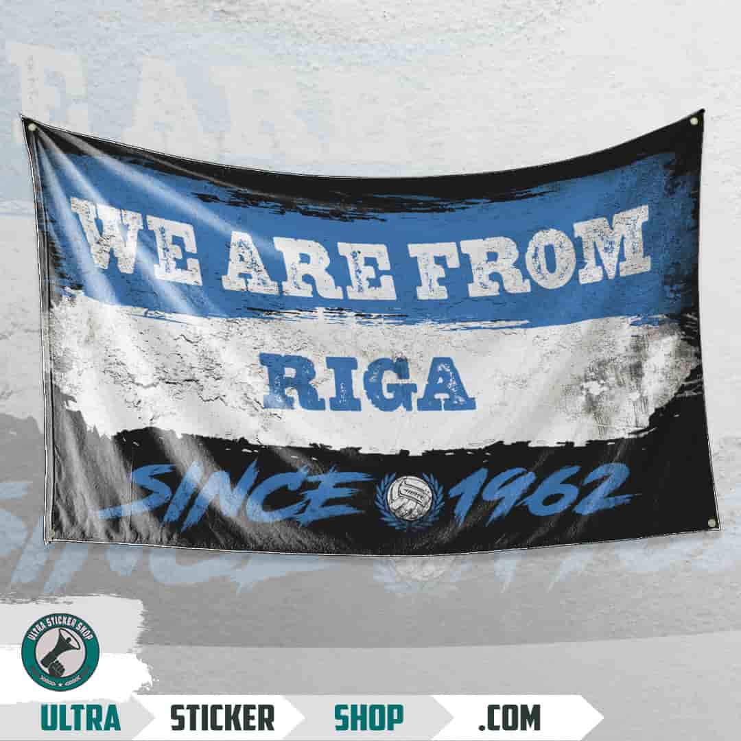 We are from Riga since 1962 Flag