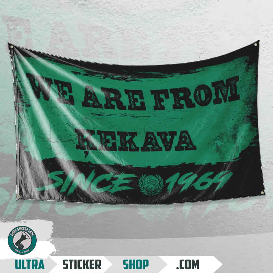 We are from Ķekava since 1969 Flag