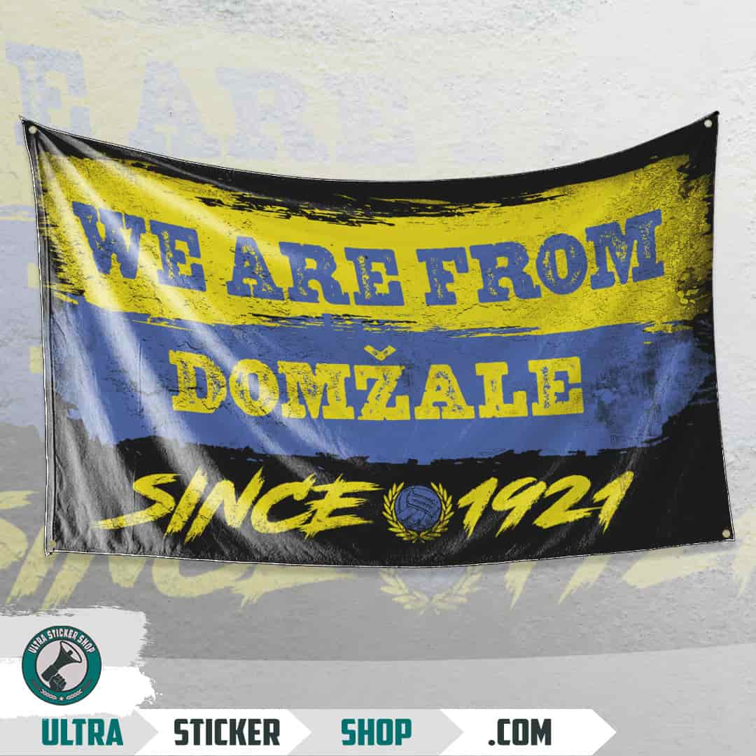 We are from Domžale since 1921 Flag