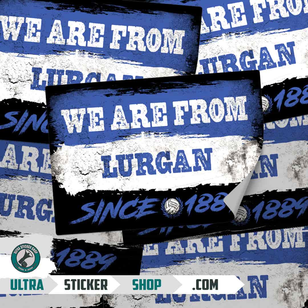 We are from Lurgan since 1889 Stickers