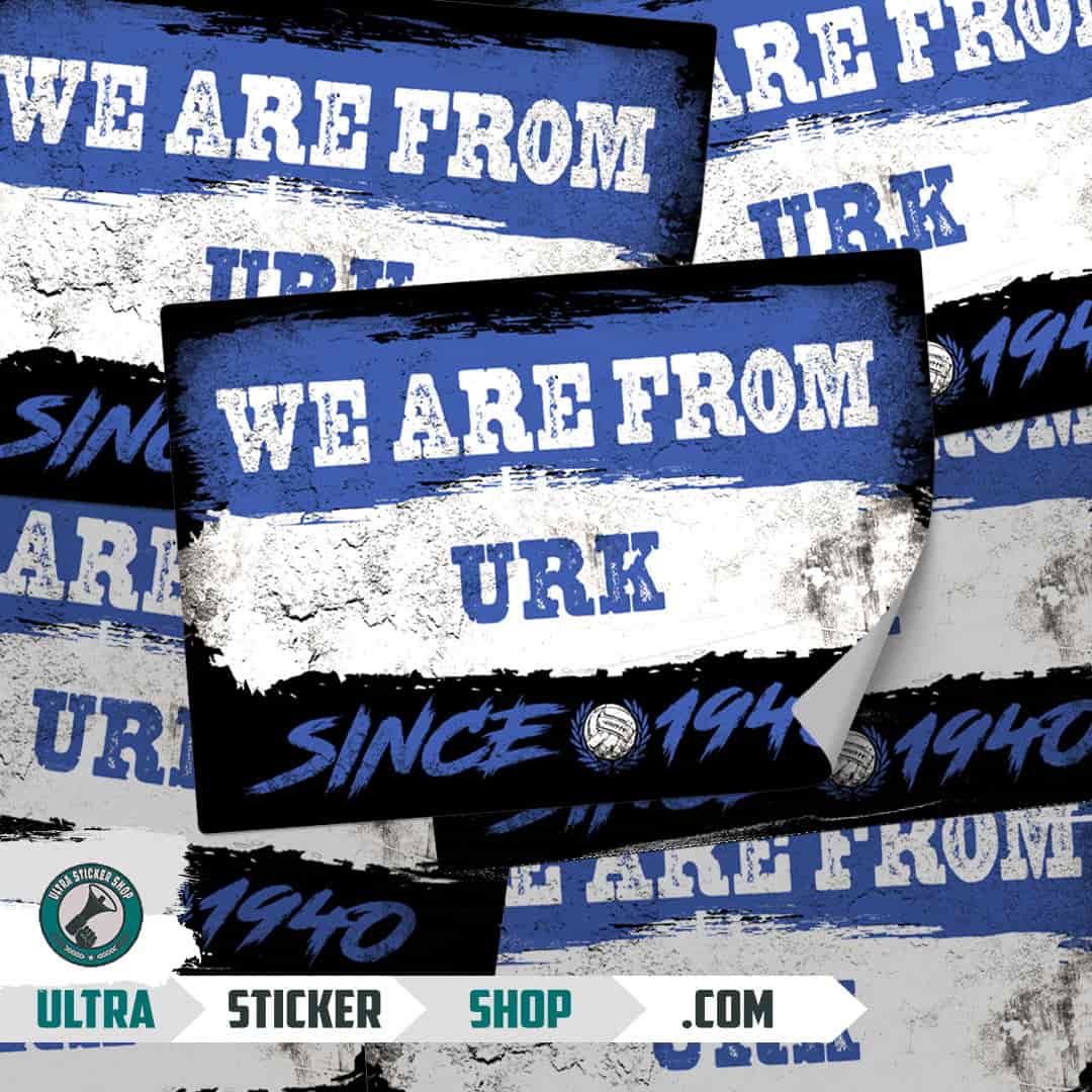 We are from Urk since 1940 Stickers