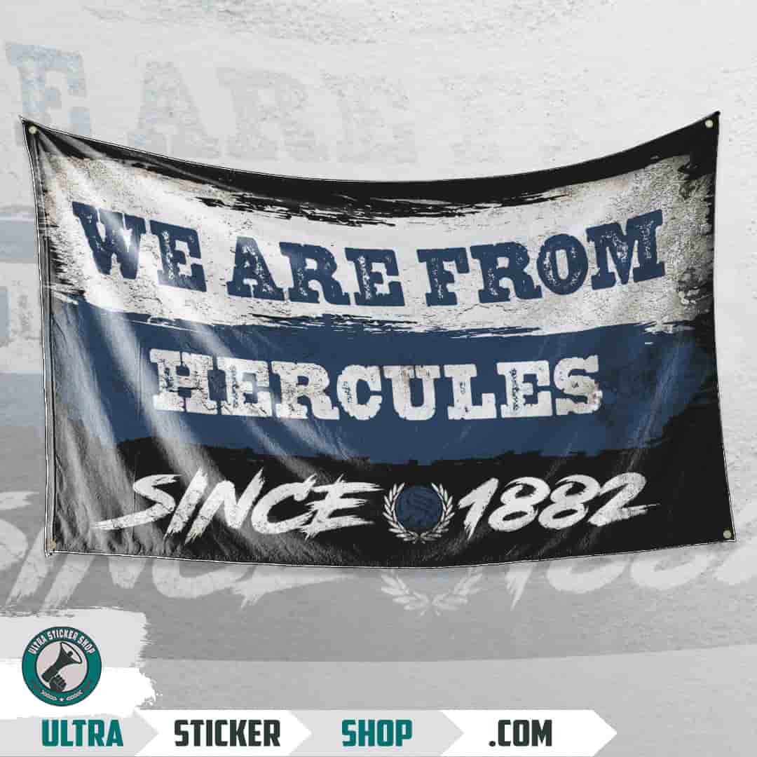 We are from Hercules since 1882 Flag