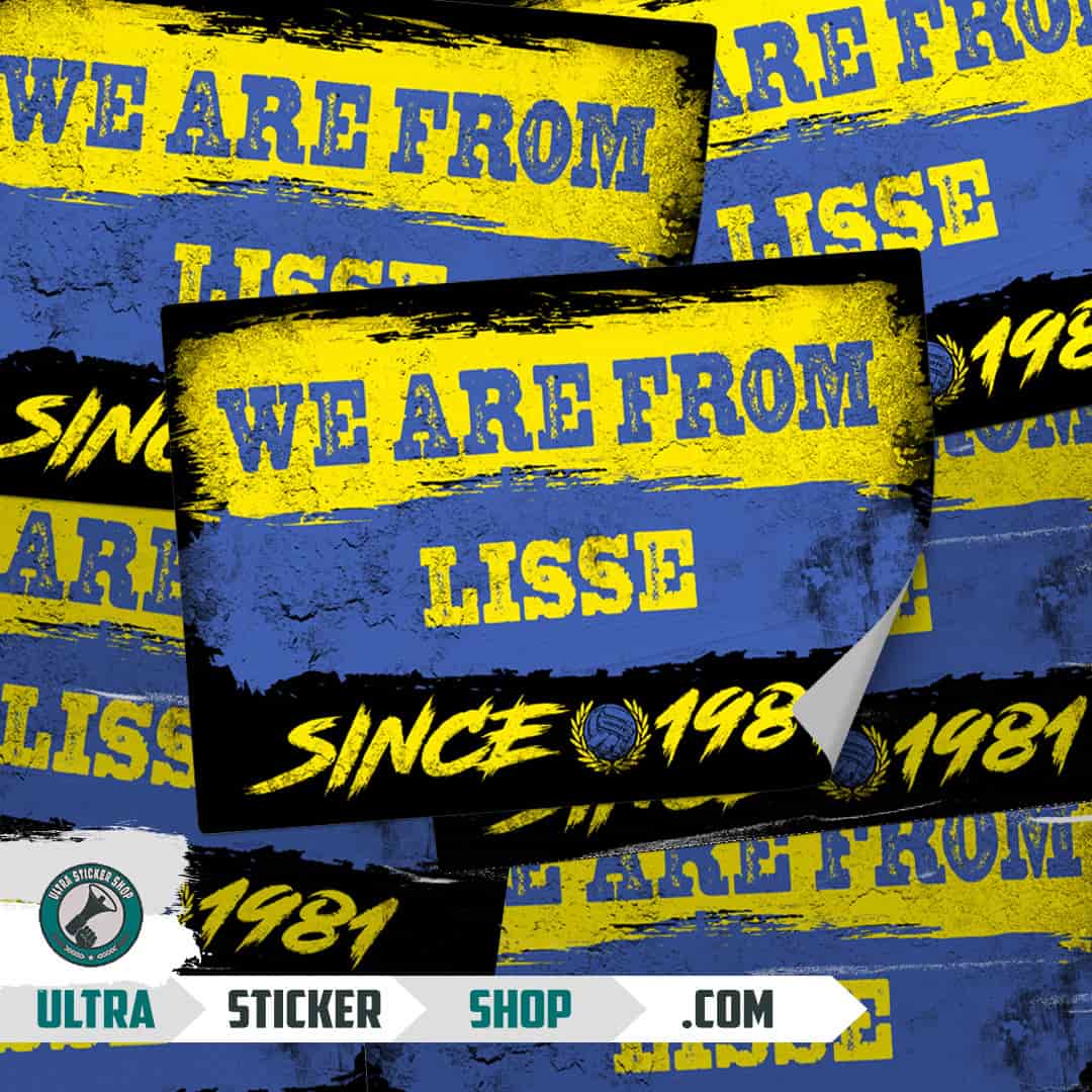 We are from Lisse since 1981 Stickers