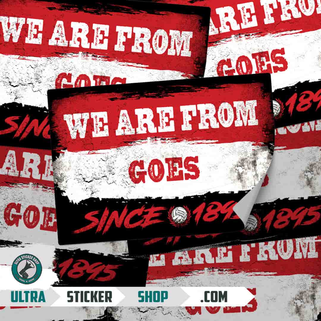 We are from Goes since 1895 Stickers