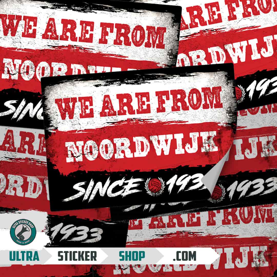 We are from Noordwijk since 1933 Stickers