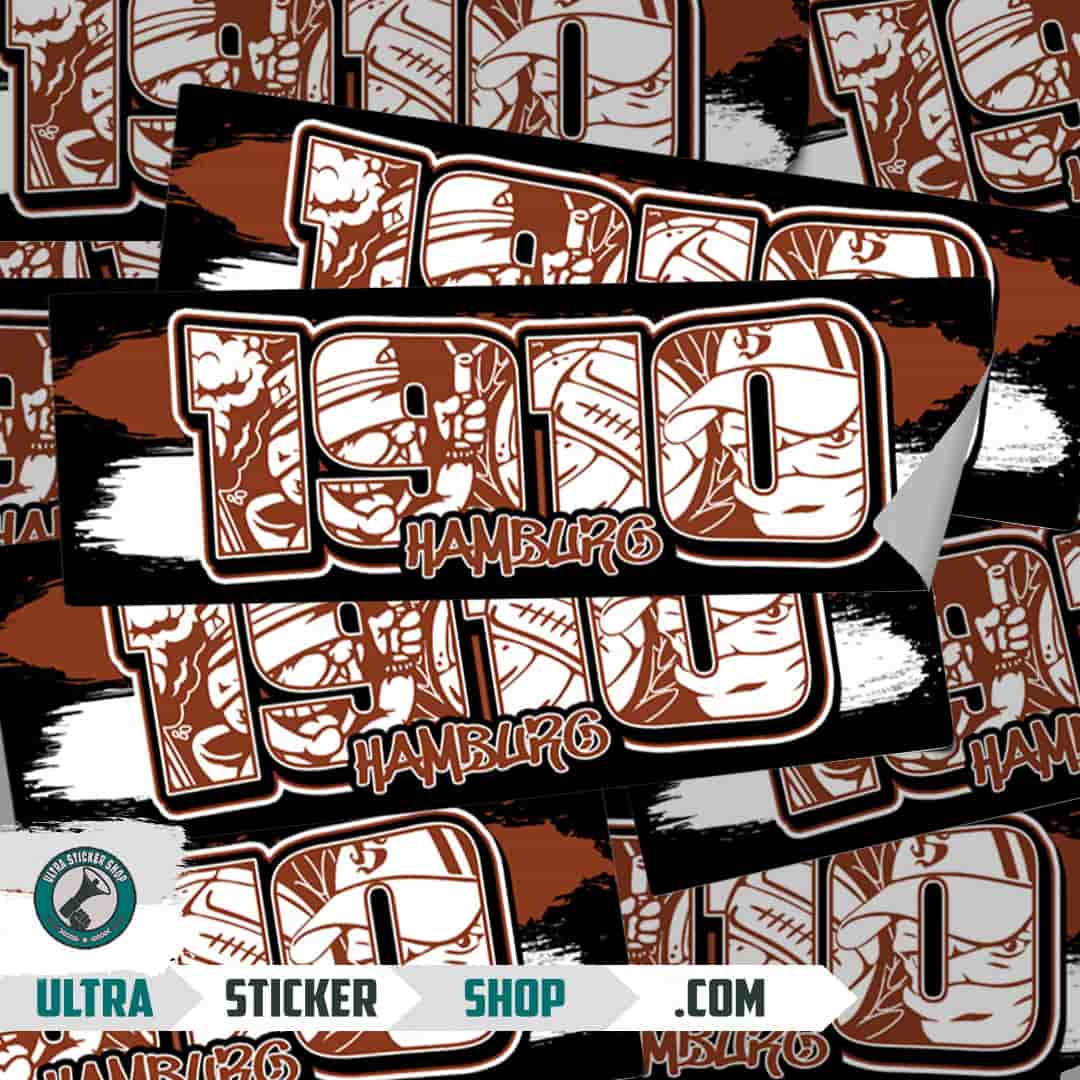 1910 Hamburg Stickers