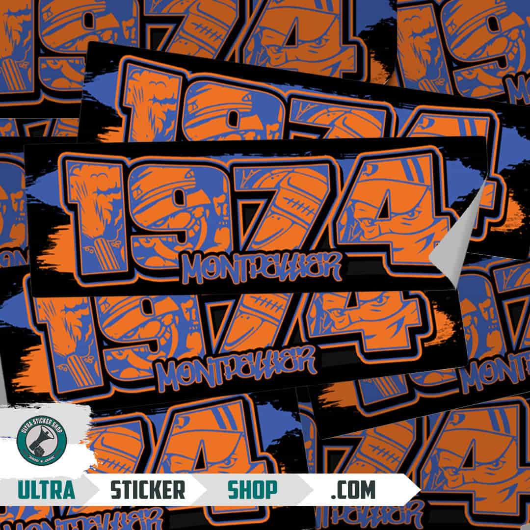 1974 Montpellier Stickers