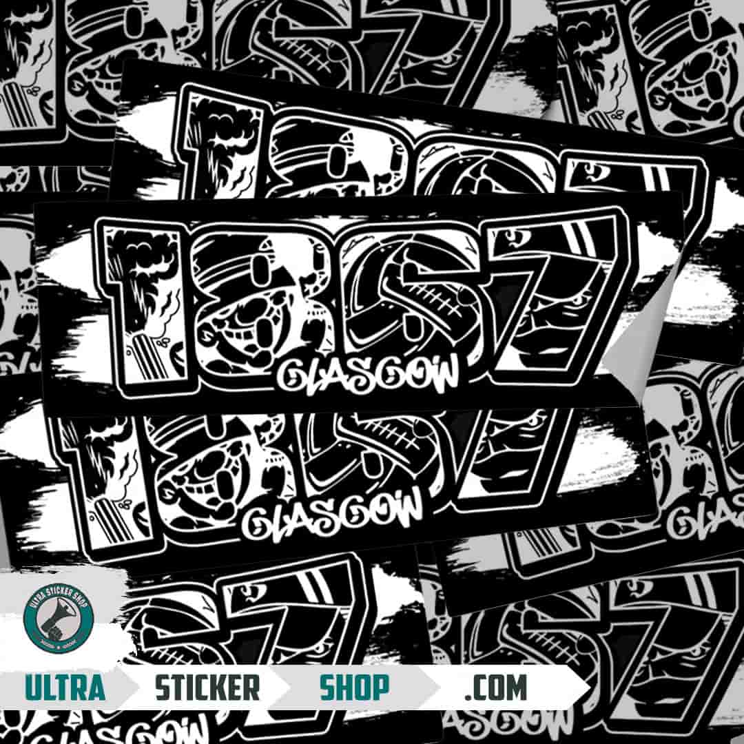 1867 Glasgow Stickers