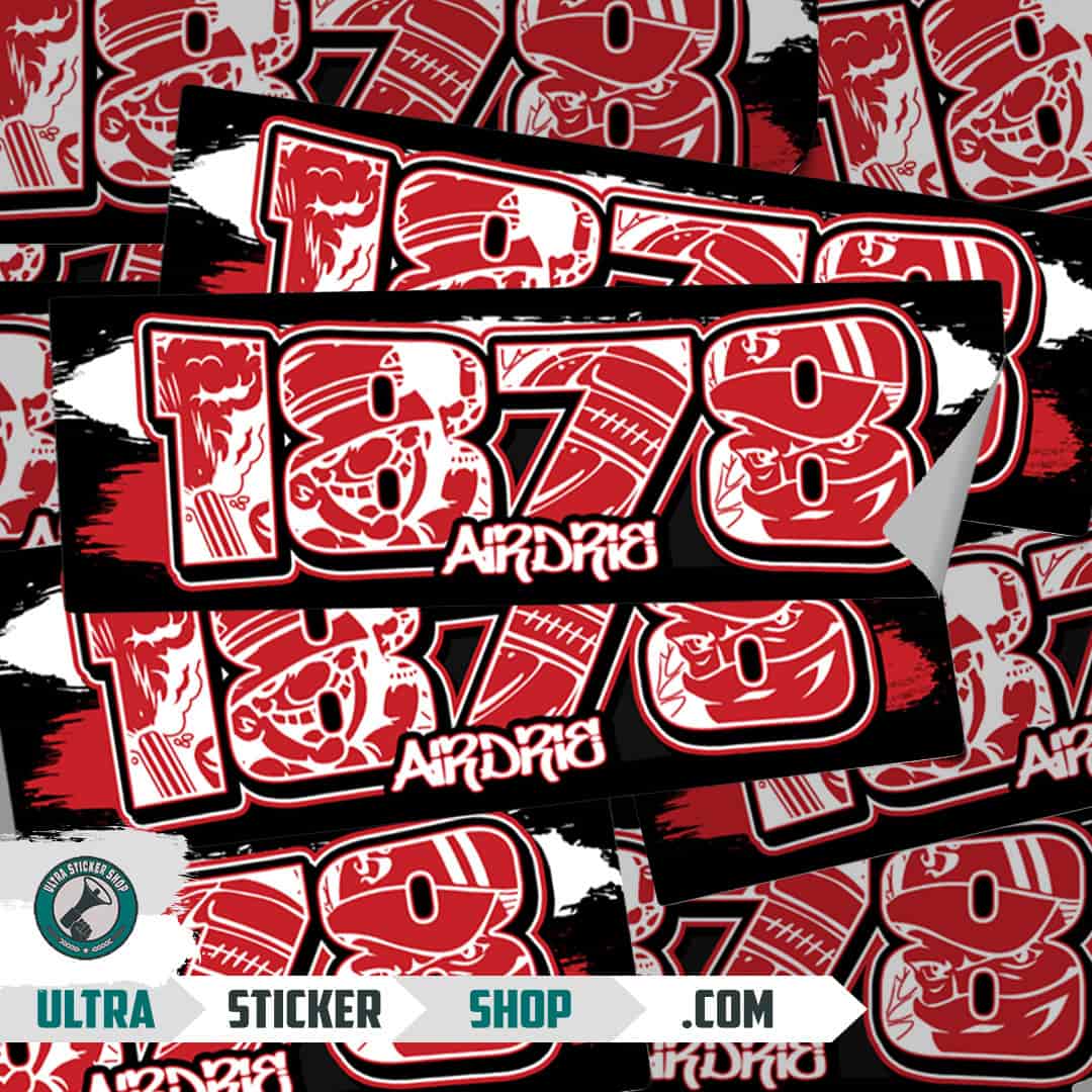 1878 Airdrie Stickers