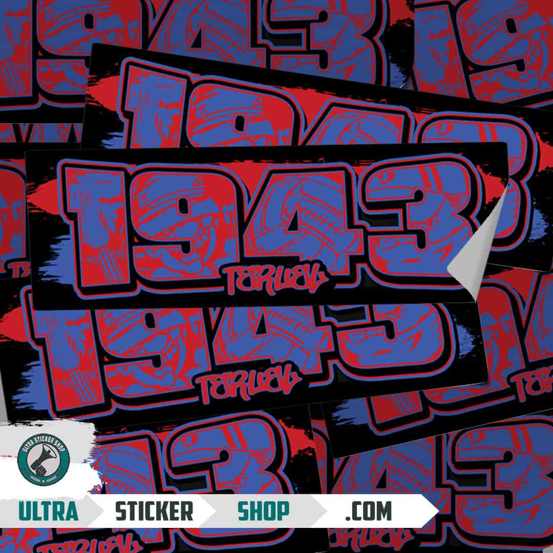 1943 Teruel Stickers