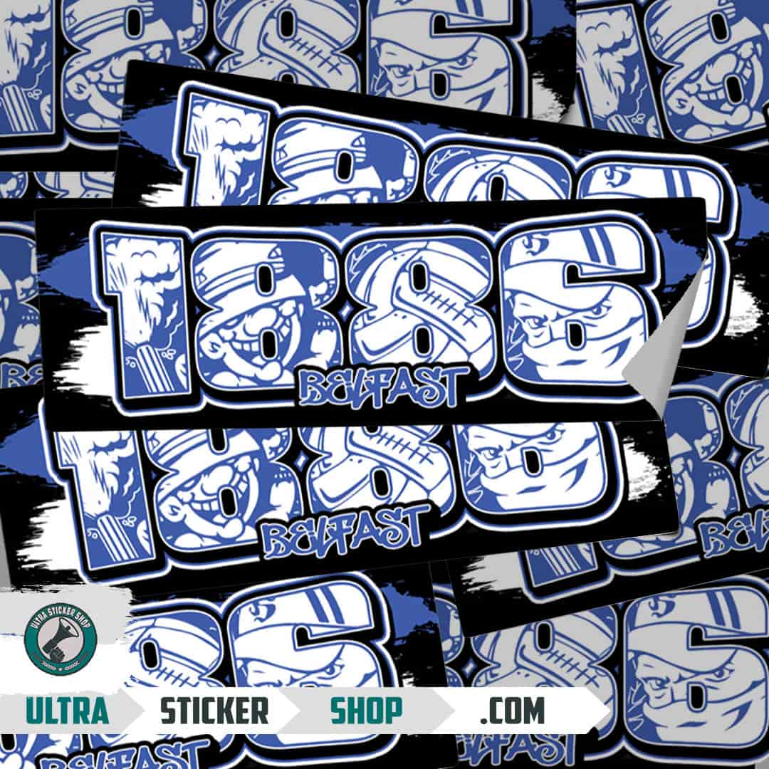 1886 Belfast Stickers