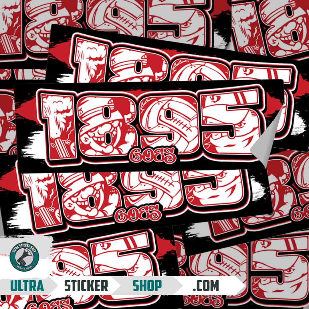 1895 Goes Stickers