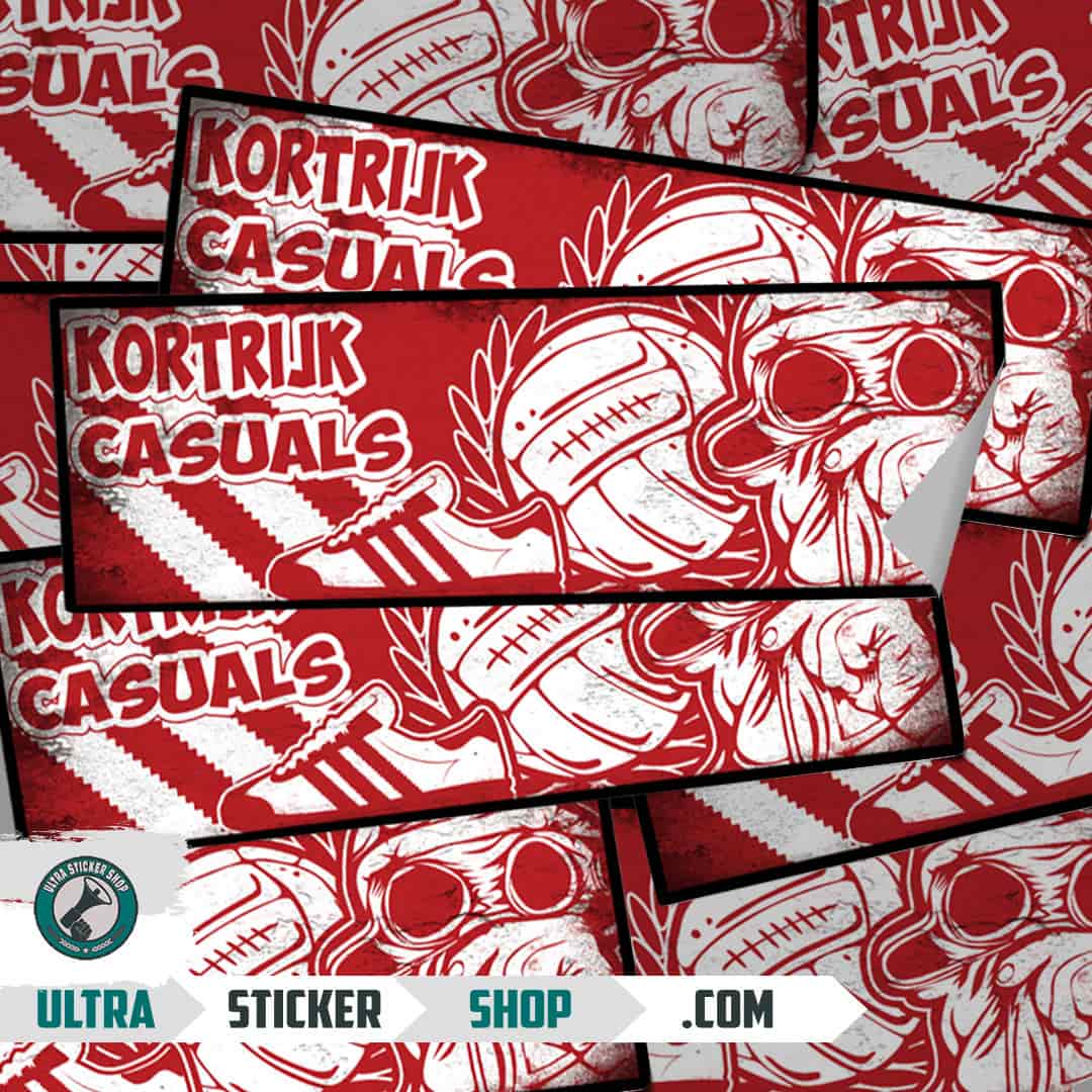 Kortrijk casuals Stickers