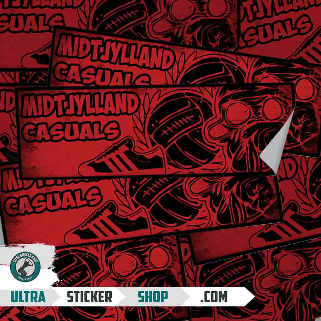 Midtjylland casuals Stickers