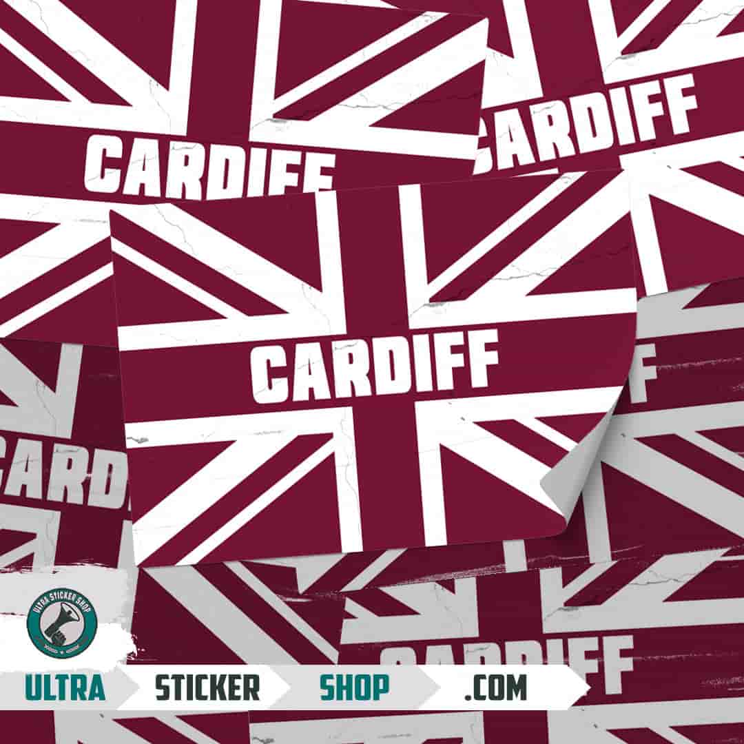 Cardiff Union Jack Stickers