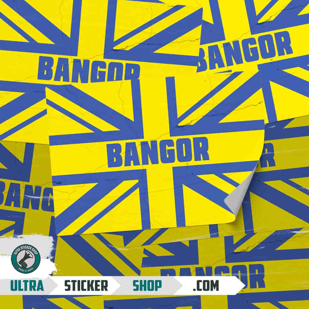 Bangor Union Jack Stickers