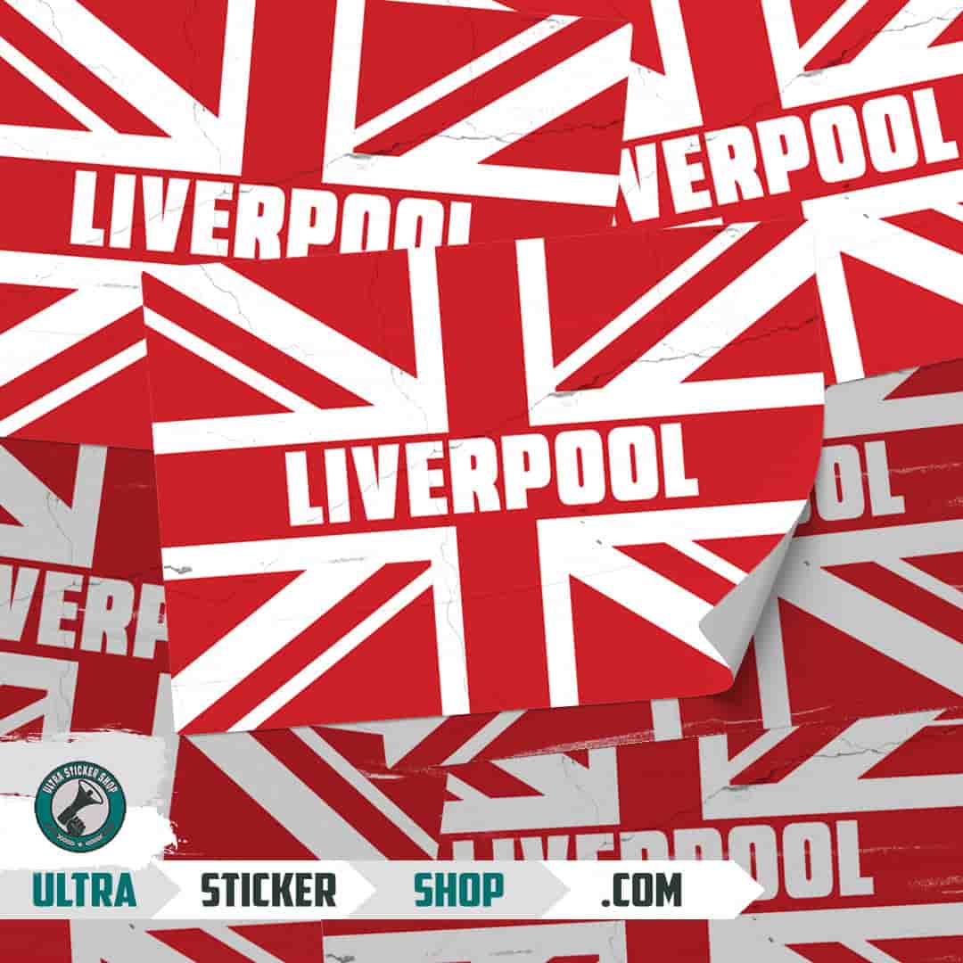Liverpool Union Jack Stickers