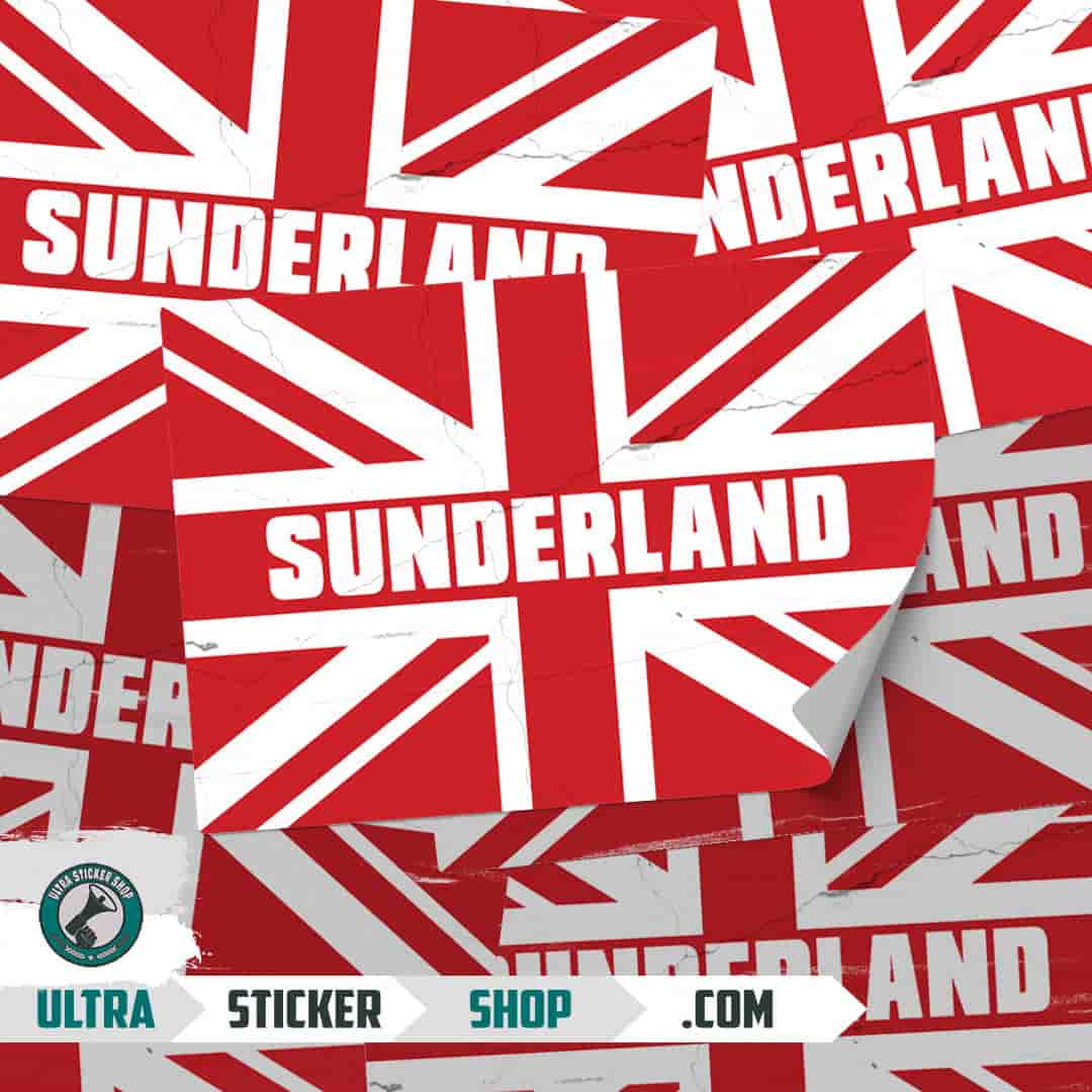 Sunderland Union Jack Stickers