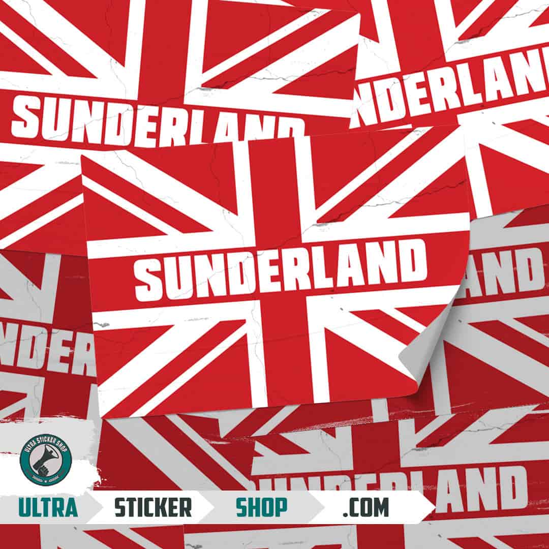 Sunderland Union Jack Stickers
