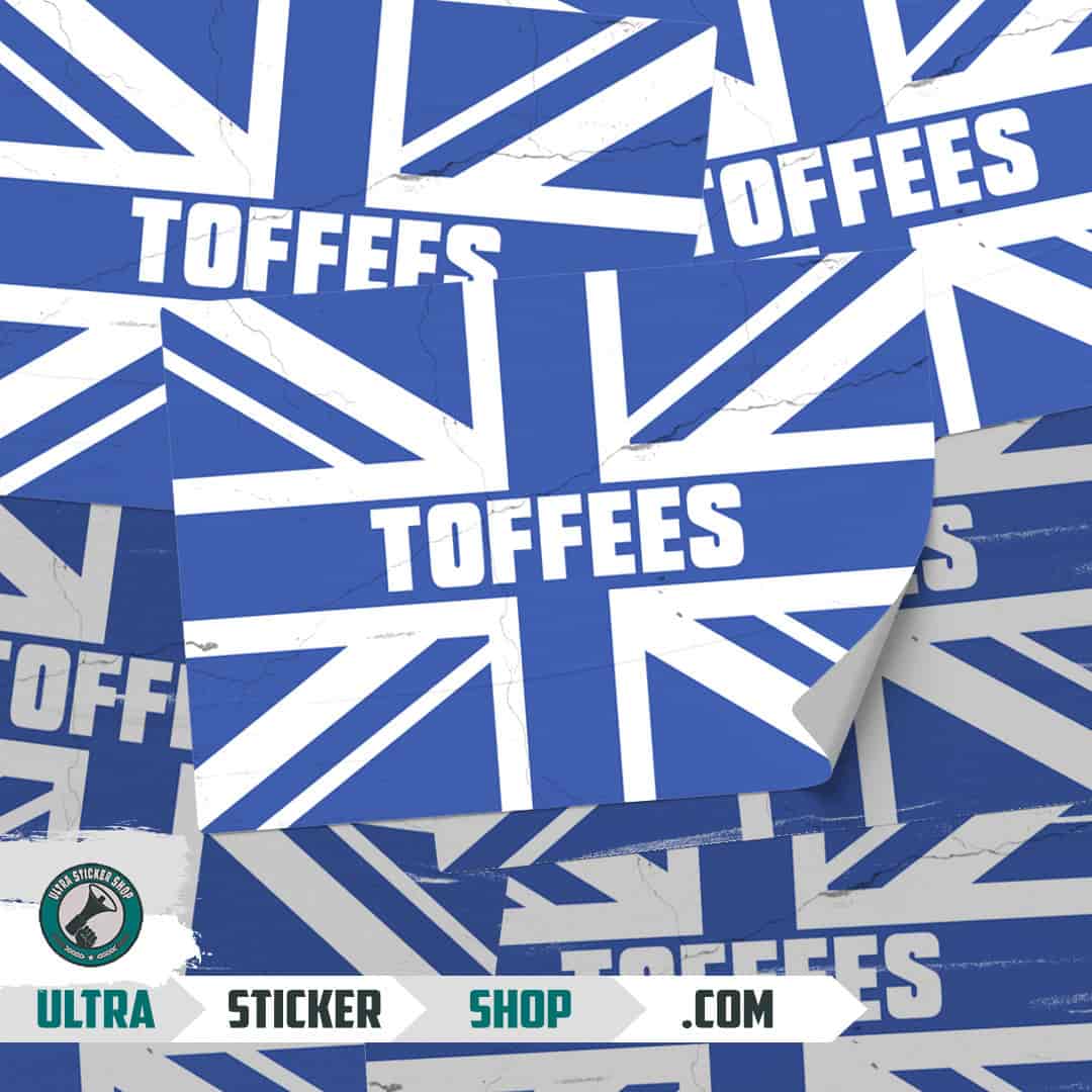 Toffees Union Jack Stickers